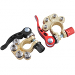 Paksendatud messingist auto aku kuhjapea aku kiirvabastusklamber liigendklamber mitme liidese klemm must/punane