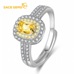 SACE GEMS Klassikaline vasesulamist tsirkoonist s&otilde;rmus Naiste ehted Pulmalubaduse peokingitus CZJ001 h&otilde;be