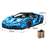 Cada 3842PCS hullu lehma ekstreemsports&otilde;iduki ehitusplokid linna tehnilised v&otilde;idus&otilde;iduautode klotsid Koguge lastele kingituseks m&otilde;eldud m&auml;nguasju Without Box
