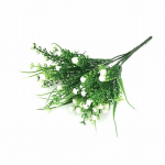Kunstlik Gypsophila v&auml;ikesed lehed 5 harkoksad valge