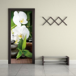 Loomingulised uksekleebised Metsa loodusmuster PVC isekleepuv tapeet Kodukaunistused Seinamaalingud K&uuml;lmkapi kunst plakatid Uksekate 77cm x 200cm