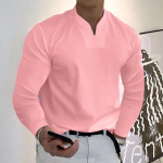 Tellige suurem, pluss suurus 5XL Meeste elegantsed s&auml;rgid 2022 Pikkade varrukatega &uuml;hev&auml;rviline s&auml;rk Meeste &uuml;lemised pulloverid Seksikad meeste igap&auml;evased riided XXXXXL roosa