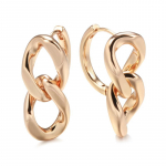 Kinel Simple Rose Gold Color paksu ketiga k&otilde;rvar&otilde;ngad naistele Vintage l&auml;ikivad ehted