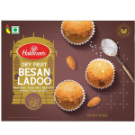 Haldirams Mithas Besan Ladoo - Kuivatatud puuviljad, 400 g | Parim kinkimiseks