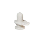Shiva Lingam Puja kujuke marmorist (5x5x3 cm), Marble Lingam Puja Murti Shivling Idol Lord Shiva, SK Craft