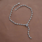 FOXANRY Rose Flower Clavicle Chain Kampsun Kaelakee Naiste Paarid Trendikas Elegantne Vintage Punk S&uuml;nnip&auml;evapeo Ehted Kingitused 21cm-50cm h&otilde;be