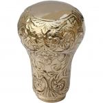 Keskaegsete koopiate jalutuskepi k&auml;epide, k&auml;sitsi valmistatud jalutuskepikepid, messingist nupukujuline kuldse viimistlusega &ndash; vintage stiilis puidust kepi tarvikud