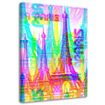 Feeby l&otilde;uenditr&uuml;kk, Neoon Paris 40x60 mitmev&auml;rviline