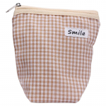 V&auml;rske Sweet Plaidi kosmeetikakott Reisimeigikott Multifunktsionaalne riidest huulepulk K&otilde;rvaklappide kaartide Korraldaja Hoiukott Sidurikott 16*8*7cm