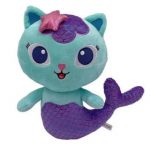 25 cm multifilm topitud loomad Gabby nukumaja pl&uuml;&uuml;sis m&auml;nguasi Mercat merineitsi kass merineitsi pluus nukud lastele s&uuml;nnip&auml;evakingitused purple mermaid（25cm）