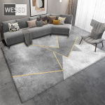 Pehme hall geomeetriline vaip magamistuppa ja lastetuppa 160x200cm 1pcs