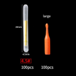 50/100 tk 2,2&ndash;4,5 mm &ouml;&ouml;p&uuml;&uuml;gi ujuv&otilde;ngetuled SL Light Dark Glow Stick Kasulikud kalap&uuml;&uuml;gi luminofoorlampide valgustite tarvikud 4.5mm 100 PCS Set