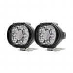 Mootorratta esituled 6 LED valged kohtvalgustid elektris&otilde;idukite motorollerite lisapirnid 2 pieces