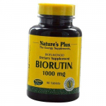 Rutiin bioflavonoididega, Biorutin 1000, Nature's Plus 60 tabletti (70375002) 90tab