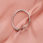 Roostevabast terasest LOVE kolme s&uuml;damega mansetiga k&auml;ev&otilde;ru k&auml;ev&otilde;rud naistele Daami ehted, avatud k&auml;ev&otilde;ru s&otilde;brap&auml;eva kingitus h&otilde;be