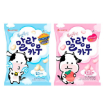 Lotte Pehme ja kohev Malang Cow Chewing Commy 158g (3 erinevat kogust) NO3.MILK& STRAWBERRY 2PCS