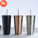 Tere roostevabast terasest kohvikruus 500ml termokruus kaanega &otilde;llekruusid teetassile Thermos Metal Cup Drink S kuld