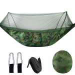 Automatic Quick-opening Mosquito Net Hammock Outdoor Camping Pole Hammock swing  Anti-rollover Nylon Rocking Chair kamuflaaž