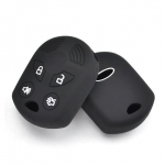 For FORD Focus Escape C-Max Fusion Edge Expedition Explorer Flex Taurus 4 nupuga silikoonist auto kaugjuhtimispuldi v&otilde;tmehoidja korpuse &uuml;mbris
