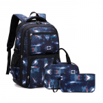 Poiste seljakotid 3-osalised komplektid koolikotid suure suurusega kott teismelistele lastele seljakott suure poisi seljakott p&otilde;hikooli &otilde;pilastele 46cm*30cm*23cm
