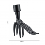 1-5 TK umbrohut&otilde;rjepea vahetus k&uuml;&uuml;nis jalapedaal umbrohut&otilde;mbaja p&uuml;sti Aiandus kaevamine umbrohut&otilde;rje juure eemaldaja muru tarvik 1PCS