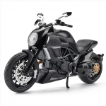 1/12 Scale Ducati Diavel Carbon Red Diecast S&otilde;idukid, Kollektsioneeritavad Hobid Mootorrattamudelid Heli ja valgusega m&auml;nguasjad lastele T&auml;iskasvanutele S&uuml;nnip&auml;evakingitus 1/12-18x8.5x4 cm must