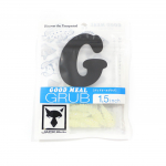 Jackall Soft Lure Good Meal Grub 1,5 tolli Goodmeal Glow (4785)