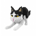 Kassiplokk Loomamaailm P&auml;rsia kass Tabby Kitten Lemmikloom 3D DIY Mini Teemantklotsid Tellised Ehitusm&auml;nguasi lastele Kingitus