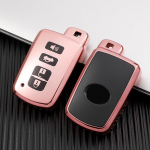 TPU auto kaugjuhtimispuldi v&otilde;tme&uuml;mbrise &uuml;mbrise kattepulk Toyota Avalon Camry Corolla RAV4 Highlander Auris CHR Land Cruiseri autotarvikutele punane