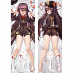 Genshin Impact padjap&uuml;&uuml;r Hu Tao Cosplay Kallistav kehapadjap&uuml;&uuml;r Voodipesu Anime Hutao Dakimakura Padjap&uuml;&uuml;r Peach Skin 40x120cm Peach Skin