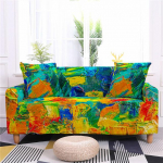 Graffiti Elements elastne diivani kate k&auml;etoe diivani kate Eemaldatavad k&ouml;hakatted pestavad k&otilde;ikeh&otilde;lmavad katted lamamistooli kate 1 seater 90-140cm