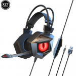 Sy-g15 m&auml;ngupeakomplektid Fone Gamer Stereo ruumilise heli arvutim&auml;ngu k&otilde;rvaklapid mikrofoniga Juhtmega k&otilde;rvaklapid arvutile PS4 Xbox punane