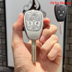 Auto v&otilde;tme&uuml;mbrise kaanehoidja Jeep Compass Patriot Liberty Grand Cherokee Chrysler 300 PT Dodge JCUV kaliiber Nitro Renegade Wrangler Protector Key Case valge