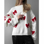 Naised armastavad s&uuml;dant kuduvad kampsunid s&uuml;gistalv vabaaja O-kaelusega tikandid pulloverid, naiste Y2k pikkade varrukatega topid, kudumid S