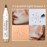 QIC Natural Simulated Freckle Pliiats, v&auml;rvide arendamine, veekindel, kergesti v&auml;rvitav, eemaldamata meigipliiats, ilumeik 01