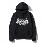 Winter Gothic Unisex kapuutsiga dressipluus T&auml;navar&otilde;ivad Casual Letter Punk Oversized Vintage pikkade varrukatega must naiste kapuutsiga kampsun 2XL