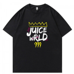 R&auml;ppar Juice Wrld Unisex T-s&auml;rgid Hip Hop Street Unisex Mood Puuvill Suur l&uuml;hikeste varrukatega T-s&auml;rk naljakas T-s&auml;rgid Topid Riietus L