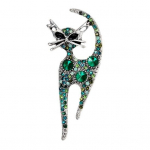 Kuju pross V&auml;rviline pin &uuml;likond S&auml;rav kividega Inkrusteeritud rev&auml;&auml;rim&auml;rk Ehted Kinkemantel mitmev&auml;rviline