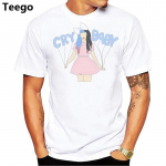 Cry Baby Melanie Martinezi T-s&auml;rk Meeste Harajuku 2018 T-s&auml;rk Riietus T-s&auml;rk S