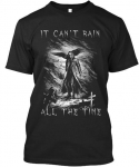 Euthe Crow It Cant Rain All The Time Standardne unisex T-s&auml;rk S