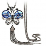 Naiste liblikas ripats Tutid kivist pikk kampsun kett kaelakee ehted