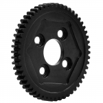 54T terasest suur k&auml;ik 1/10 pikapi 32DP jaoks(0,8 miljonit) L&auml;bim&otilde;&otilde;t 44,6 mm / 1,75 tolli must