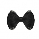 Kaunilt Bow Hair Clip Smooth Elegant Peakate must pruun v&auml;rv