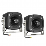 Mootorratta LED-s&otilde;idutuled, 60W 6000K3000K4500K &uuml;liheledad kohtvalgustid kinnitusklambritega 1 Pack must