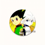 58 mm Anime Hunter X Hunter prossid Multifilmi Cosplay m&auml;rgid seljakottide jaoks riided Mood Ehted Aksessuaarid Manga Ikoon Pin Decor