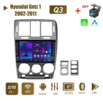 Icreative WIFI autoraadio stereo multimeedia jaoks Hyundai Getz 1 2002-2011 koos nupu nupuga Android 2Din GPS Navi Carplay Auto 2+32GB 1+16GB