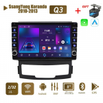 icreative SsangYong Korando 2010-2013 jaoks koos nupunupuga Android autoraadio multimeediumipleier Navigatsioon stereo GPS 2 Din Carplay 2+32GB 2+32GB
