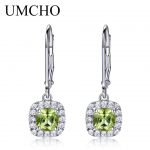 UMCHO Clip 925 Sterling Silver K&otilde;rvar&otilde;ngad Naistele Akvamariini sinine Topaas K&otilde;rvar&otilde;ngad J&otilde;uluehted Pulmakingitus Karbiga peridot