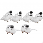 12 pakki Creative Couple tehislindude peoorgamente 5,9 x 3,1 x 2,8 tolli