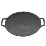 Grillplaat, nakkumatu kuumuskindel, kulumiskindel, sile pind, rauast pikniku, grillpanni v&auml;livarustus must